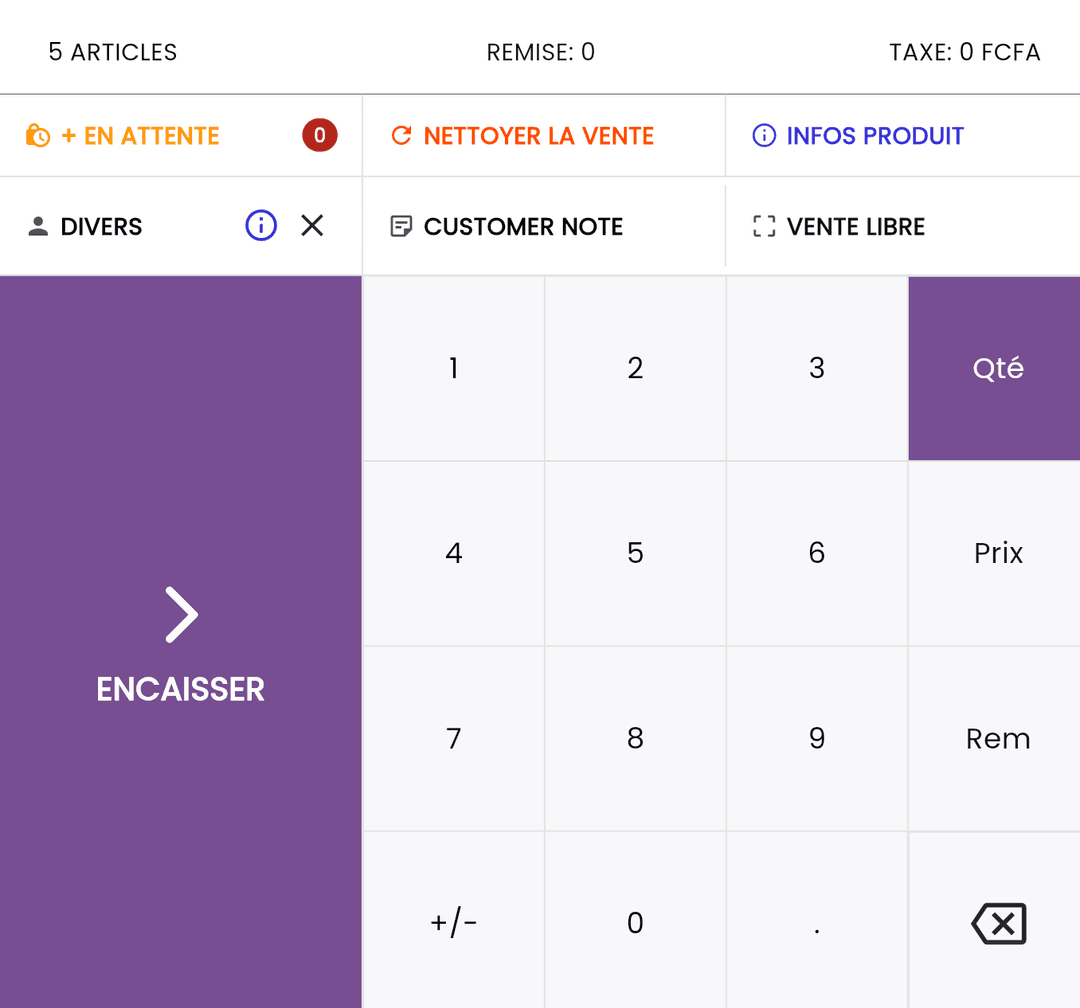 caisse - synthèse financière